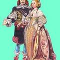 1660 г. Датский дворянин и его супруга